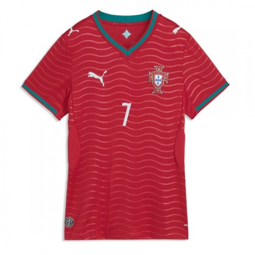 Portugal Cristiano Ronaldo #7 Replika Hemmatröja Damer VM 2026 Kortärmad